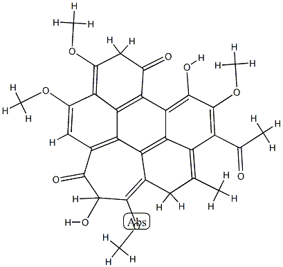 hypocrellin C Structure