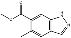 5-甲基-1H-吲唑-6-羧酸甲酯, 1378594-30-9, 结构式