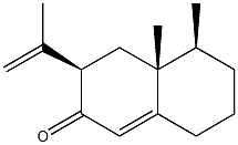 (3R)-4,4a,5,6,7,8-Hexahydro-4aβ,5β-dimethyl-3β-(1-methylethenyl)naphthalen-2(3H)-one Structure