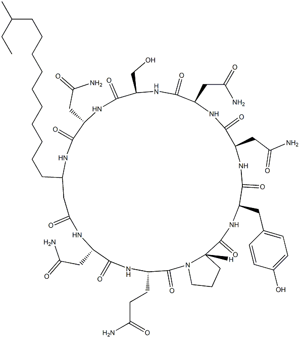 マイコサブチリン 化学構造式