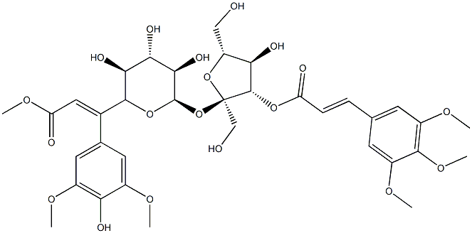 远志糖苷C 结构式