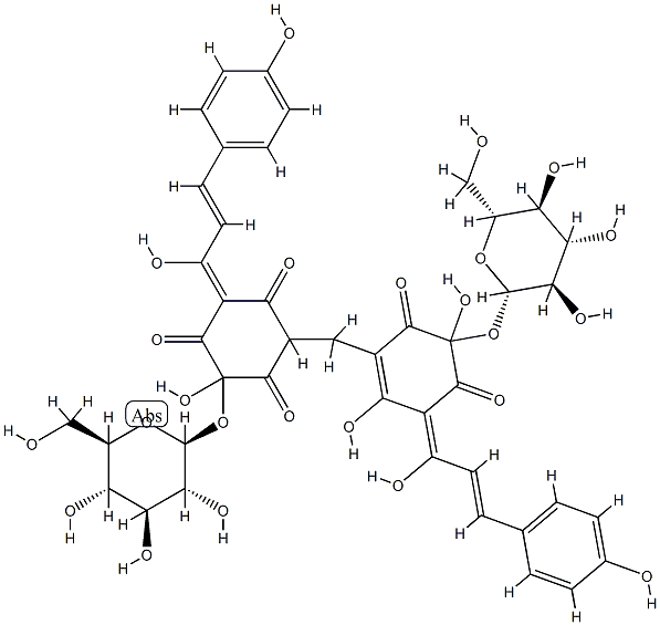C.I.ナチュラルイエロー5 化学構造式