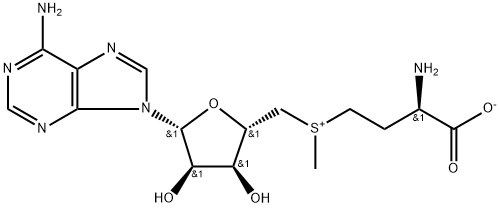 (±)-(5'-Adenosyl)[(R)-3-amino-3-carboxylatopropyl](methyl)sulfonium Structure