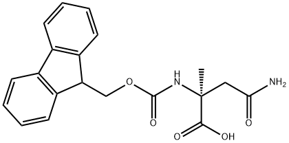 (S)-N-FMOC-Α-METHYLASPARAGINE 结构式