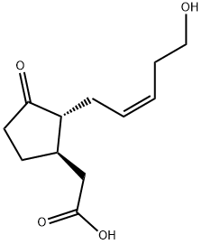 12-Hydroxyjasmonic acid Structure