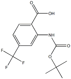 2-(tert-butoxycarbonylamino)-4-(trifluoromethyl)benzoic acid|(3-硝基-5-(三氟甲基)苯基)氨基甲酸叔丁酯