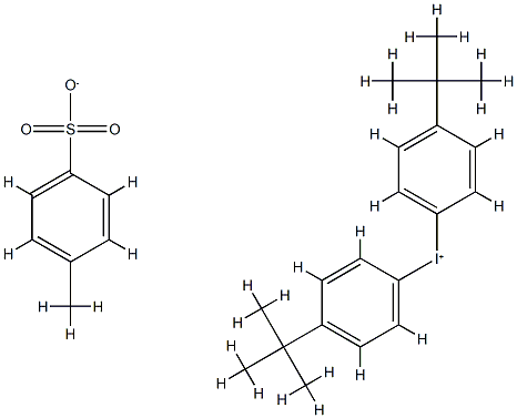 4,4''-Di-tert-butyldiphenyliodonium p-toluenesulfonate Structure