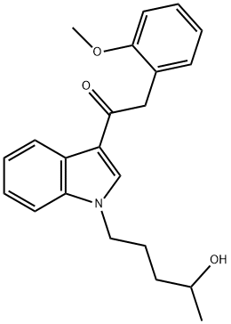 JWH 250 N-(4-hydroxypentyl) metabolite, 1427521-38-7, 结构式