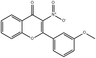 4H-1-Benzopyran-4-one,2-(3-methoxyphenyl)-3-nitro-(9CI)|