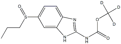 阿苯哒唑亚砜-D3 结构式