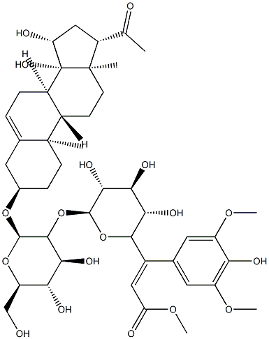 ハンコシド 化学構造式