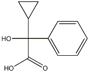 α-Cyclopropyl-α-hydroxybenzeneacetic acid Structure
