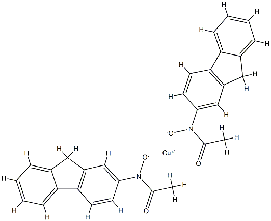N-HYDROXY-ACETYLAMINOFLUORENE,COPPERCOMPLEX Structure