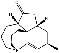 (1R)-2,3,4,4aβ,6,6aβ,7,8-オクタヒドロ-8β-メチル-1β,9bβ-プロパノ-5H-インデノ[7,1-bc]アゼピン-5-オン 化学構造式