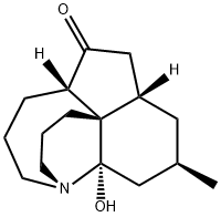 (+)-ファウセッチミン 化学構造式