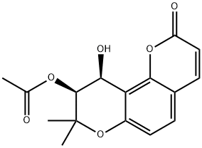 前胡香豆素B, 152615-14-0, 结构式
