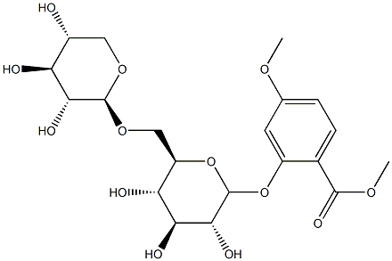 樱草苷 结构式