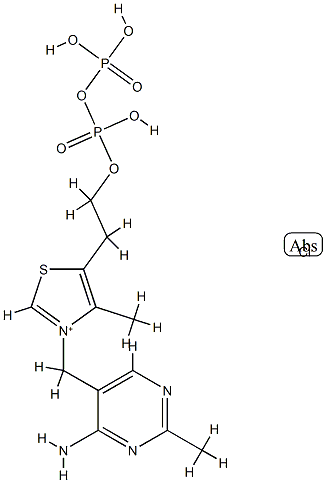 チアミンピロりん酸クロリド 化学構造式