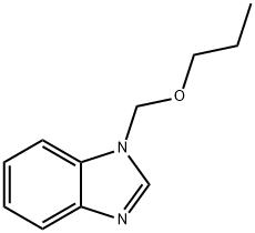 1H-Benzimidazole,1-(propoxymethyl)-(9CI) Structure