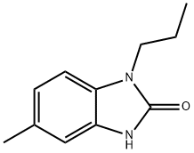 2H-Benzimidazol-2-one,1,3-dihydro-5-methyl-1-propyl-(9CI) Structure