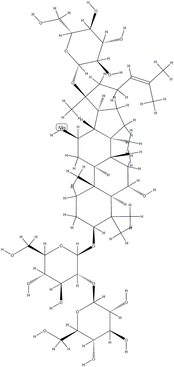 越南参皂苷R4 结构式