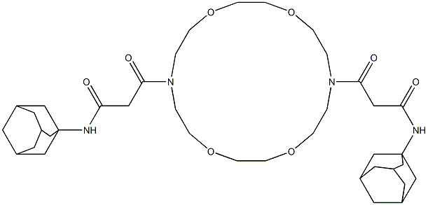 镁离子载体VII, 156210-12-7, 结构式