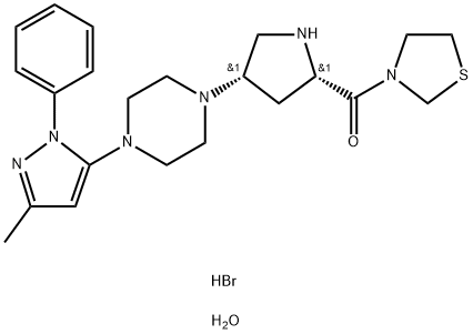 Teneligliptin Hydrobromide Hydrate Structure