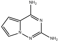 吡咯并[2,1-F][1,2,4]三嗪-2,4-二胺, 159326-72-4, 结构式