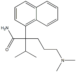 α-[3-(Dimethylamino)propyl]-α-isopropyl-1-naphthaleneacetamide Structure