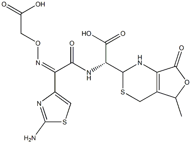头孢克肟杂质A, 1614255-90-1, 结构式
