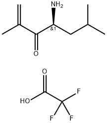 (4S)-4-Amino-2,6-dimethyl-1-hepten-3-one 2,2,2-Trifluoroacetate Struktur