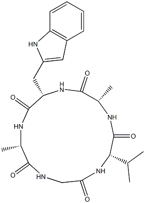 セゲタリンB 化学構造式