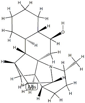 (1S,7aα,11aβ,11bα,13aα)-Hexadecahydro-4β-methyl-12β,1β,5aβ-ethanylylidene-5aH-naphtho[1,2-c]quinolizine-7α,15-diol Structure