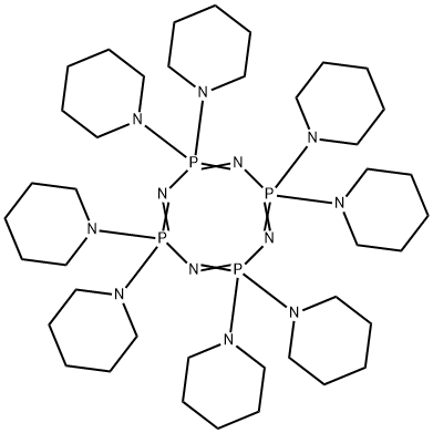 2,2,4,4,6,6,8,8-octakis(1-piperidyl)-1,3,5,7-tetraza-2$l^{5},4$l^{5},6 $l^{5},8$l^{5}-tetraphosphacycloocta-1,3,5,7-tetraene Structure