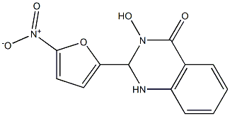 12DIHYDRO25NITROFURYL4HYDROXYCHINAZOLIN3OXIDE 结构式