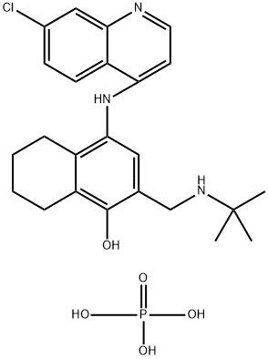 磷酸萘酚喹 结构式