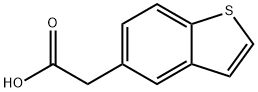 Benzo[b]thiophene-5-acetic acid 结构式
