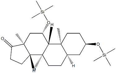 3α,11β-Bis(trimethylsiloxy)-5β-androstan-17-one 结构式