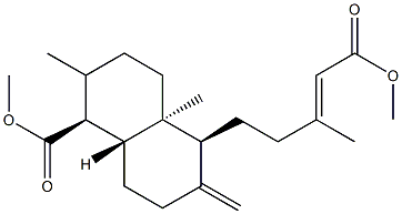 Agathicaciddimethylester Structure