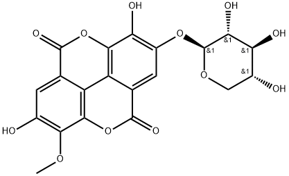蛇莓苷A, 176665-78-4, 结构式