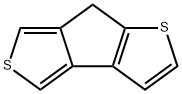 7H-シクロペンタ[1,2-b:3,4-c']ジチオフェン 化学構造式