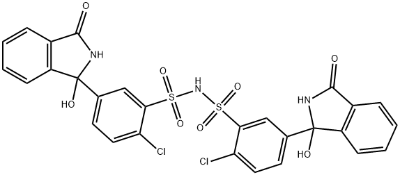 氯噻酮杂质F 结构式