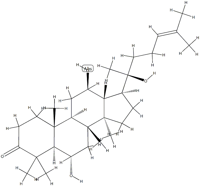 3-Deoxy-3-oxo-20(S)-protopanaxatriol Structure