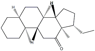 5β-Pregnan-12-one 结构式