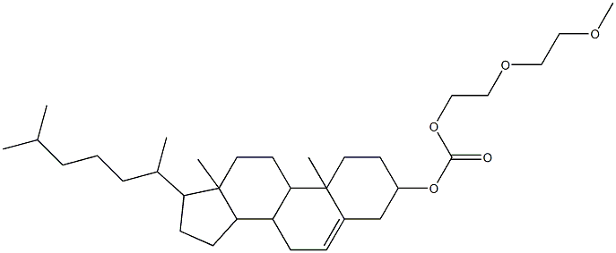 Carbonic acid cholest-5-en-3β-yl=2-(2-methoxyethoxy)ethyl ester 结构式