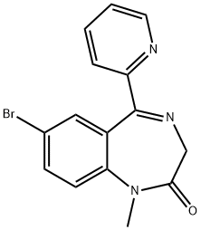 N-Methyl bromoazepam 结构式