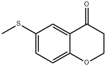 4H-1-Benzopyran-4-one, 2,3-dihydro-6-(Methylthio)- Structure