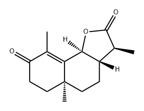 1,2-dihydro-alpha-santonin 结构式