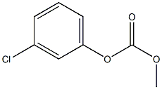 Carbonic acid m-chlorophenyl=methyl Structure