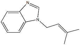 1H-Benzimidazole,1-(3-methyl-2-butenyl)-(9CI) Structure